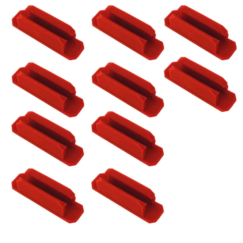 Self-Adhesive Silicone Pen Holder Clips for Desk & Laptop