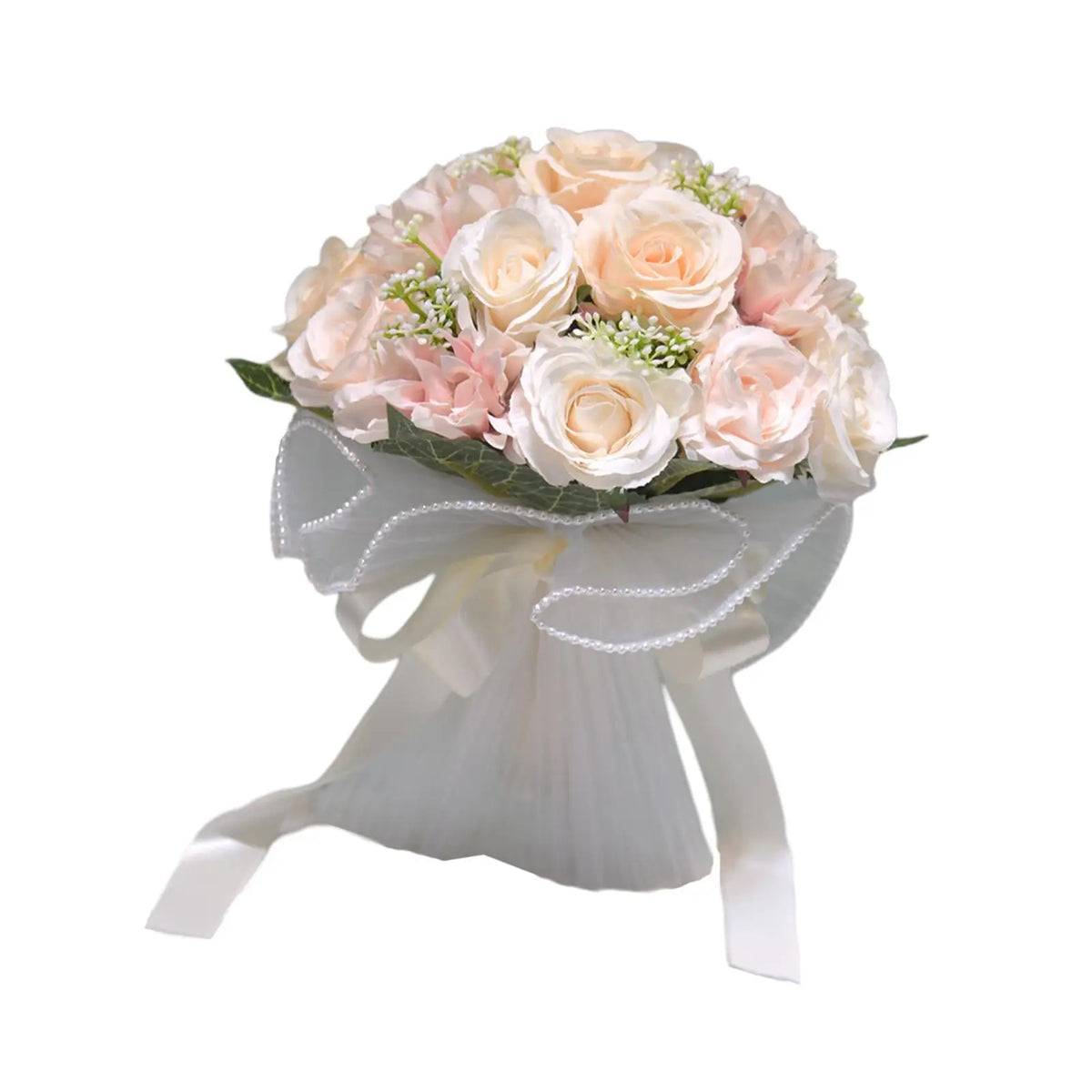 Silk Rose Bridal Bouquet – Wedding & Anniversary Floral Décor