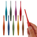 9-Piece Aluminum Crochet Hook Set with Ergonomic Handles & Case