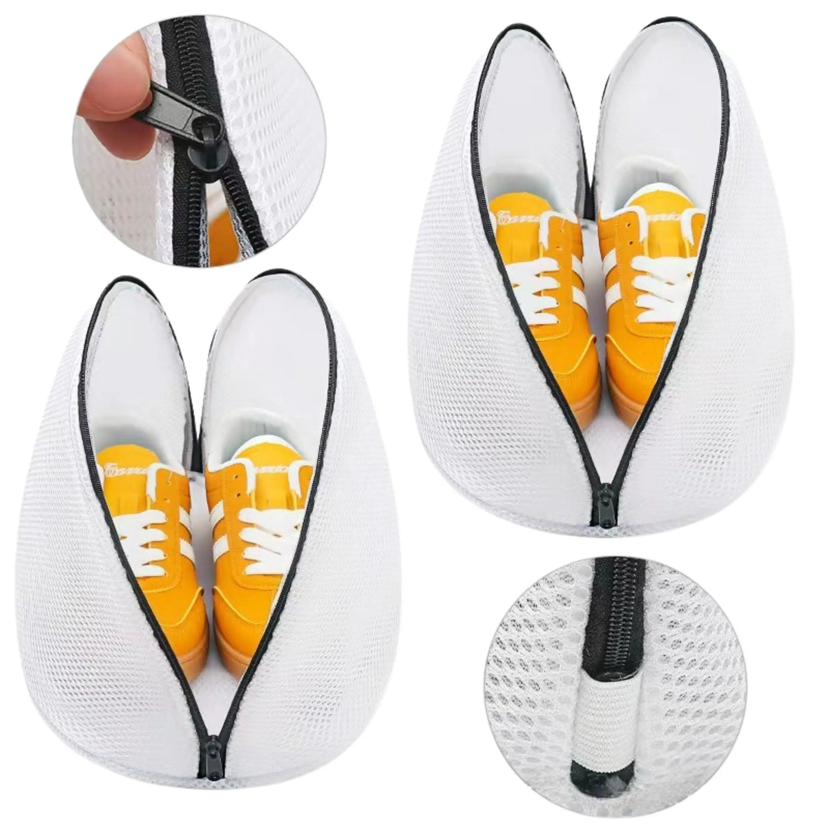 Mesh Laundry Bags with Zip – Shoes, Bras & Socks Protector