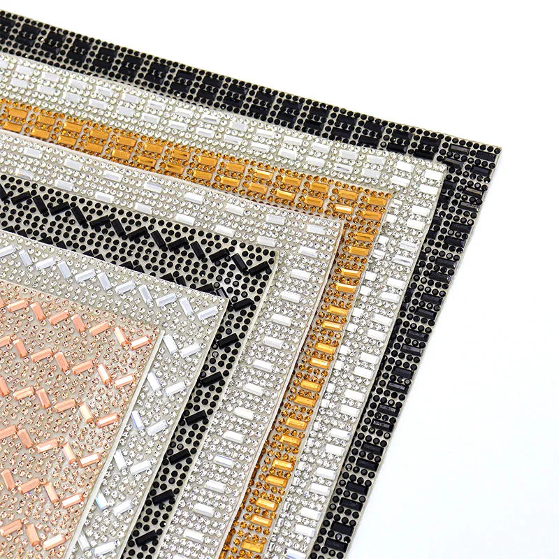 Rhinestone Sticker Sheet 24×40cm – Glitter Gem DIY Crafts