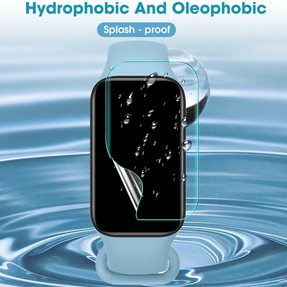 Hydrogel Screen Protector for Xiaomi Mi Band 9 Active – 3-Pack