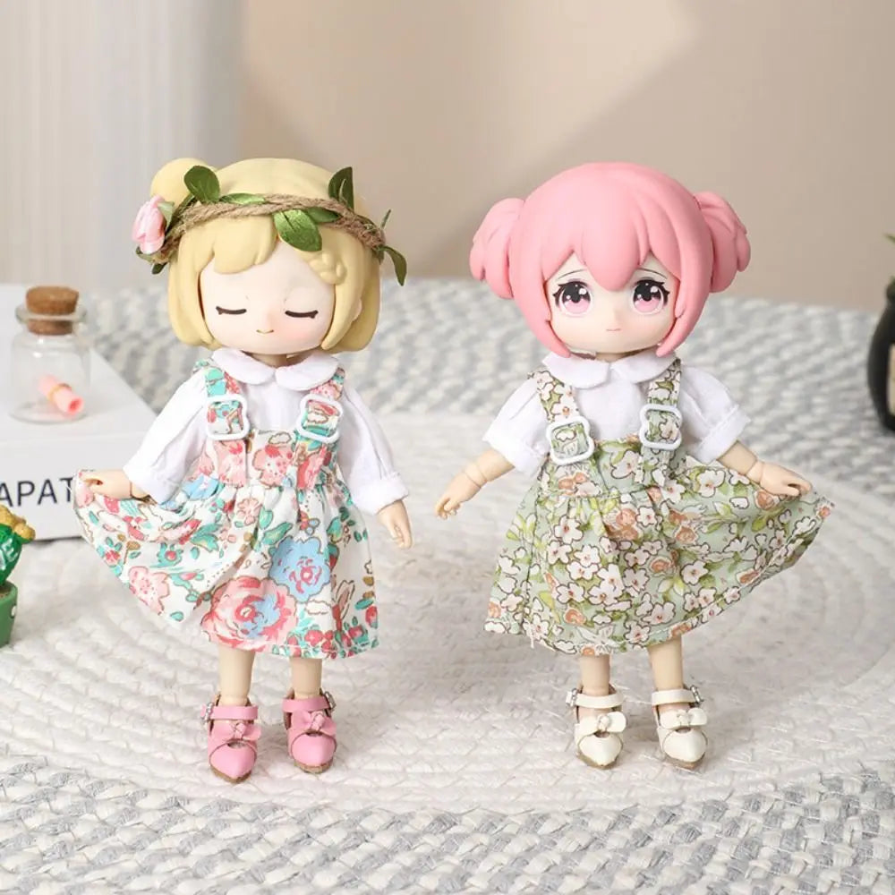 OB11 & 1/12 BJD Doll Shirts – 8 Casual Cotton Styles