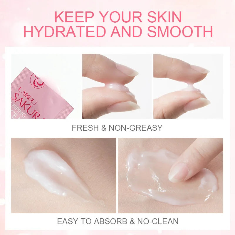 LAIKOU 14pc Sakura Mud & Sleeping Face Mask Set | Anti-Aging