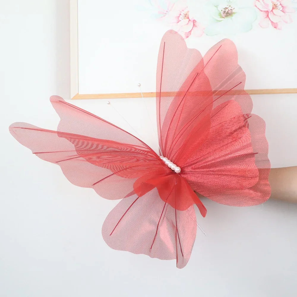 50cm Large Hanging Artificial Butterfly Decoration – Silk