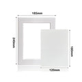 White Self-Adhesive Access Panel Door – ABS Plastic Hatch
