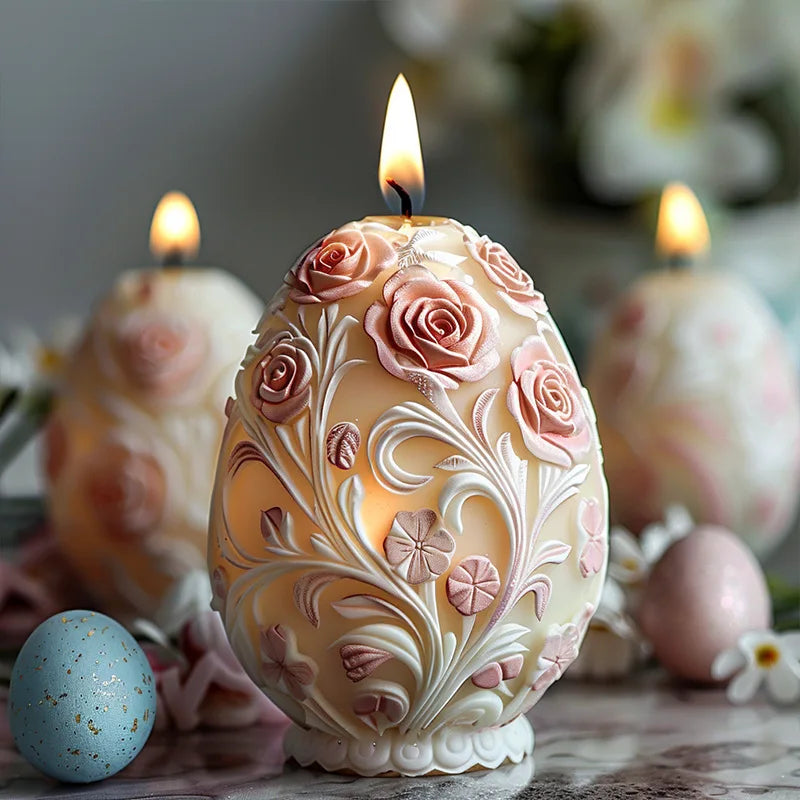 Tulip Rose Silicone Candle Mold – DIY Wax, Soap & Resin Mould