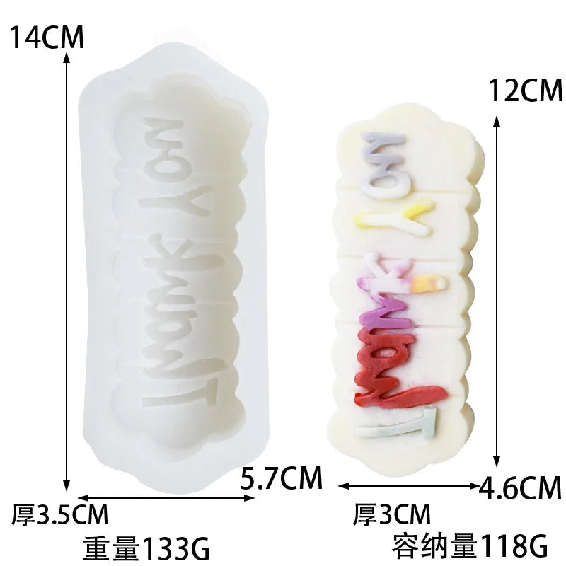 "I Love You" 3D Silicone Mold – Candle, Soap & Resin DIY