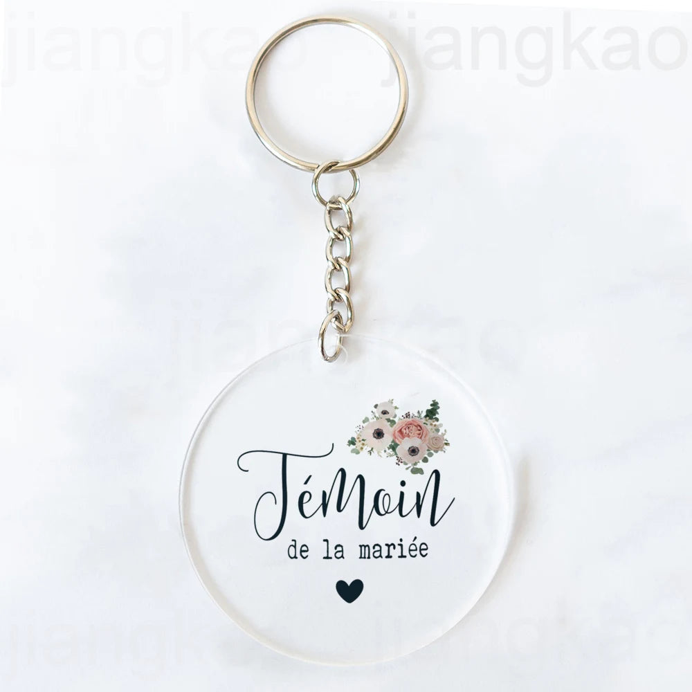 "I'm Such A Great Witness" Acrylic Keychain Wedding Gift