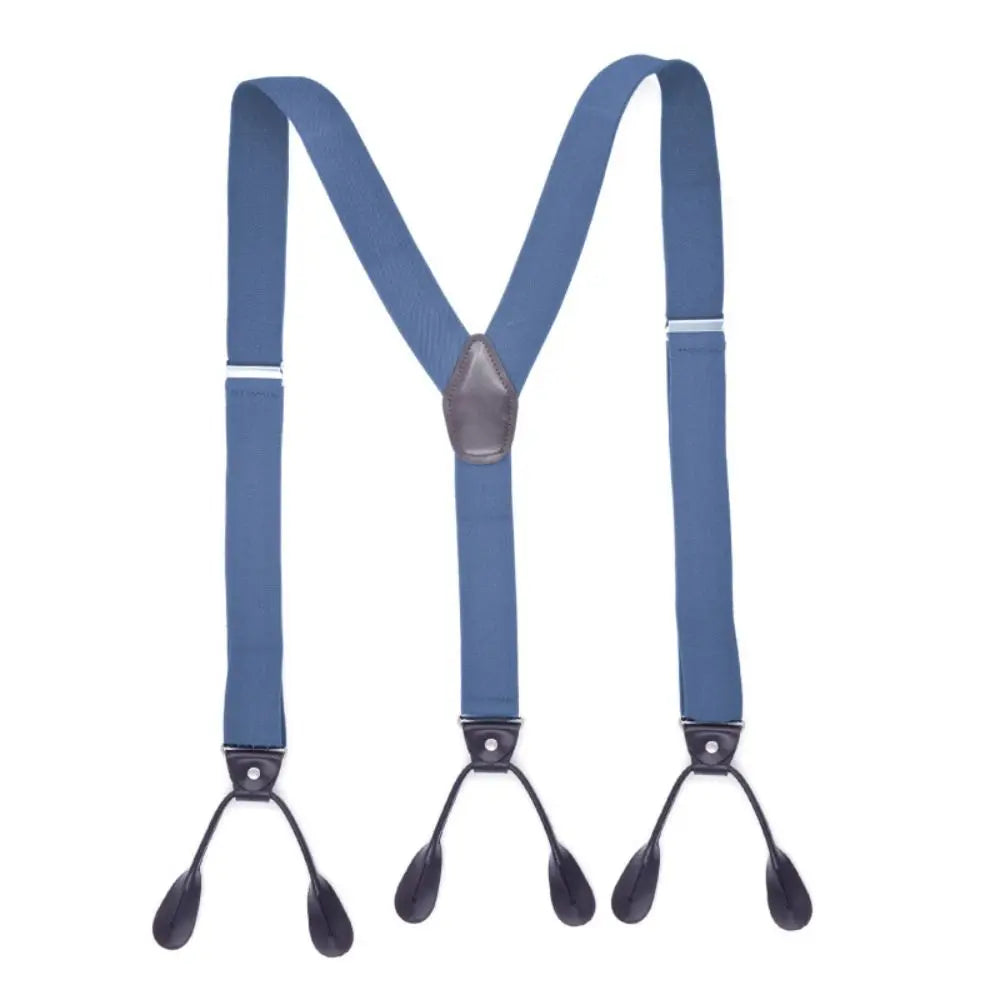 Vintage Y-Back Elastic Suspenders – Unisex Adjustable Braces