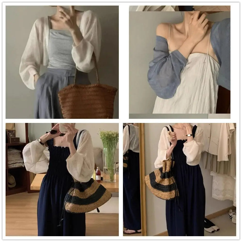 Women's Ruffle Sun Protection Cardigan | Long Sleeve Sheer Coat