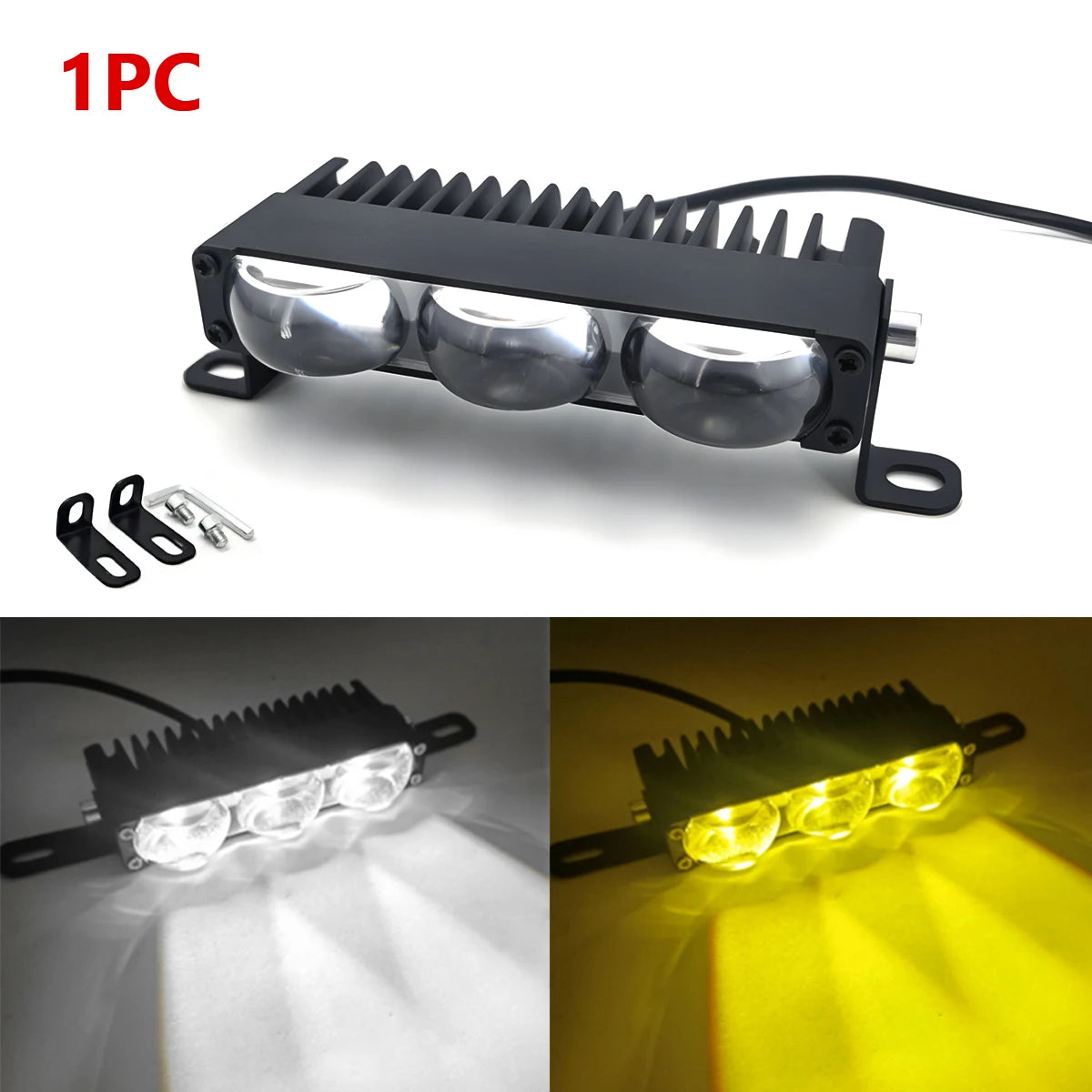 Mini LED Projector Fog Work Lamp – Car, Motorcycle & SUV