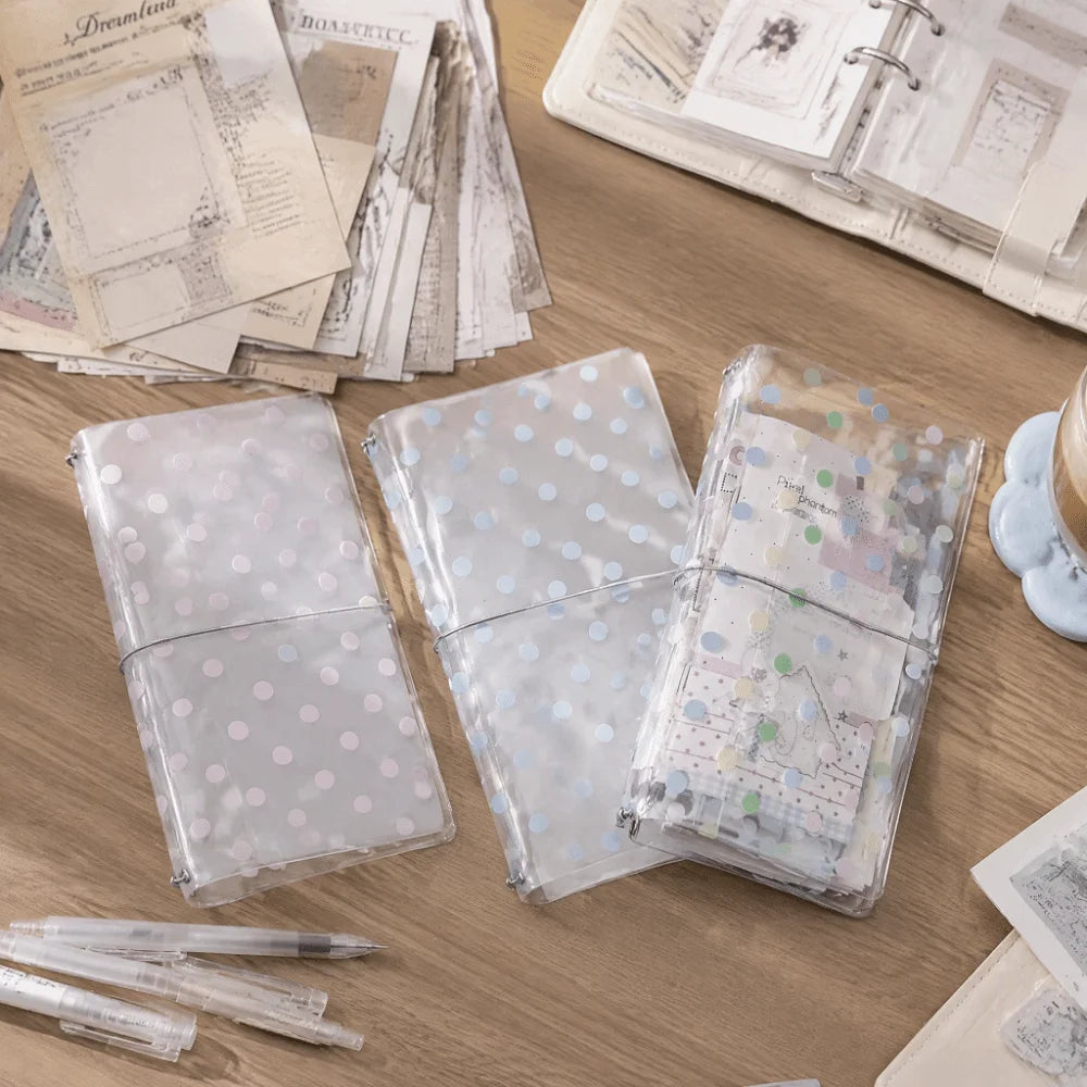 Transparent PVC TN Traveler Notebook Cover with Elastic Band