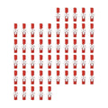 50-Piece Christmas Wooden Clips – DIY Holiday Craft Pins