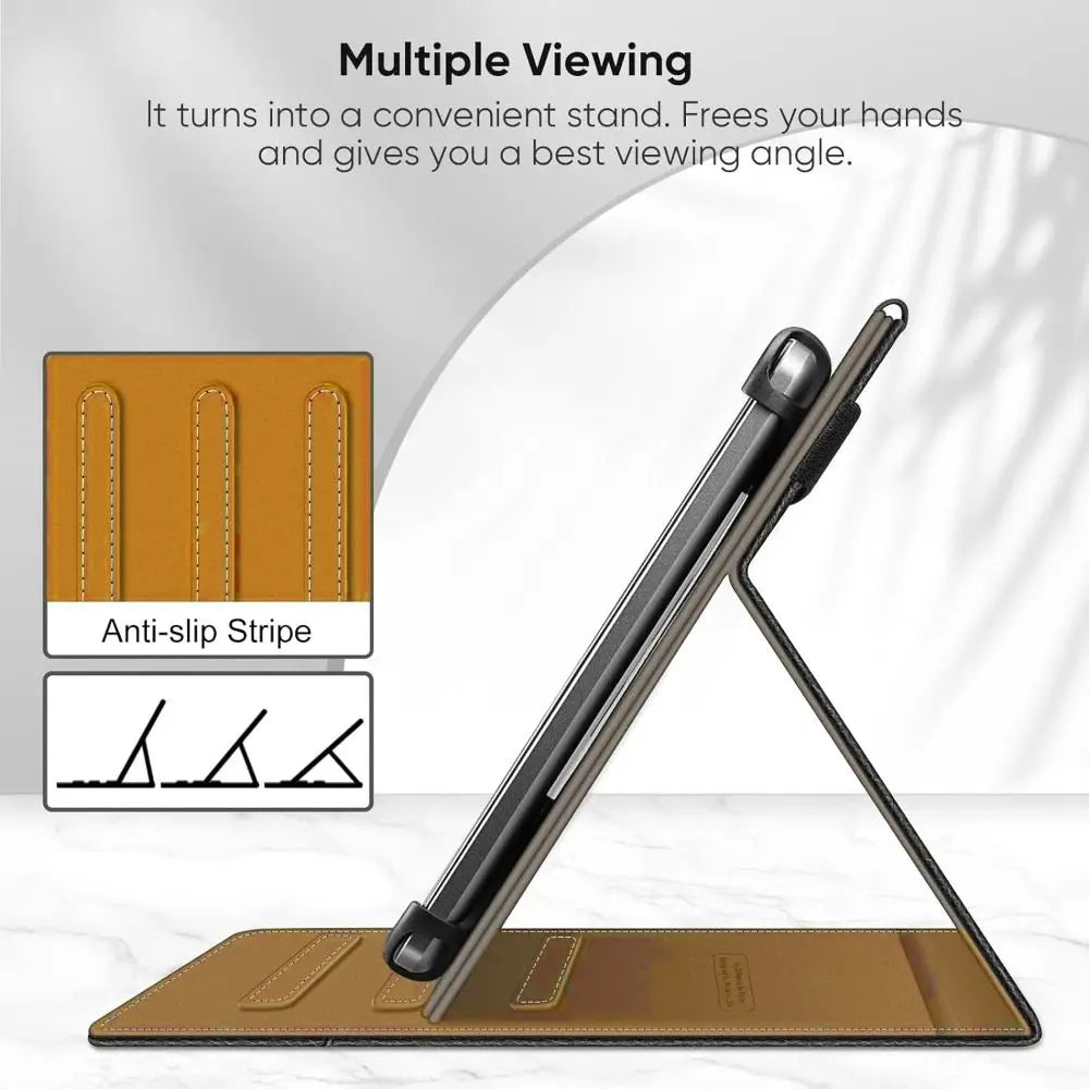 Universal Tablet Case 7–11 Inch | PU Leather Multi-Angle Stand