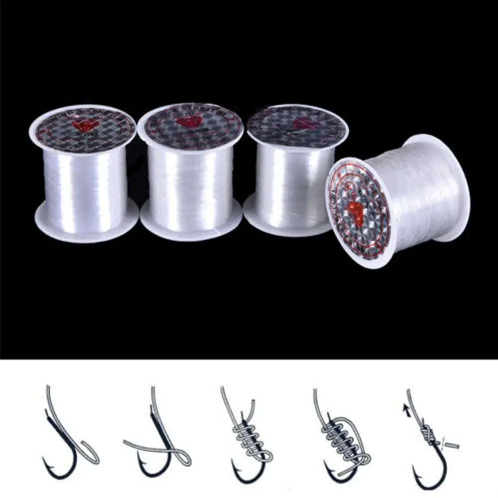 Nylon Monofilament Fishing Line – 0.2mm to 0.6mm Crystal Clear