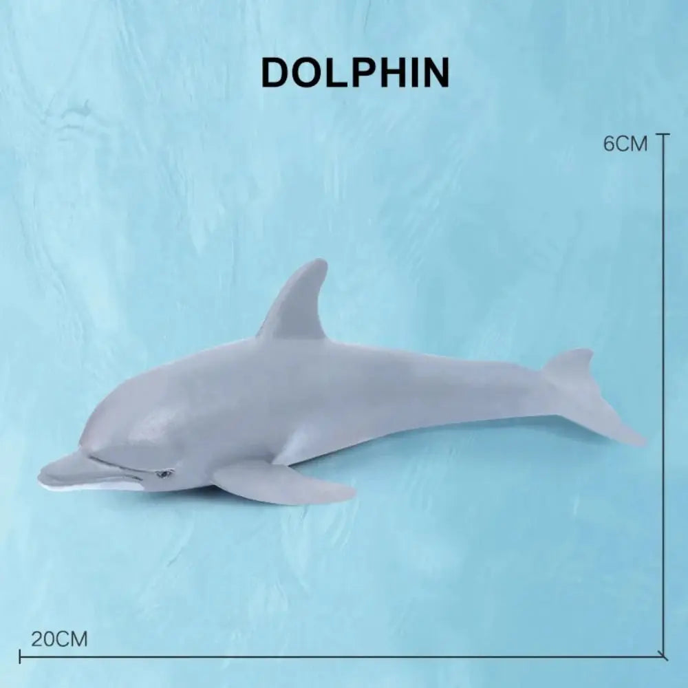 Ocean Animal Figurines – Shark, Whale & Dolphin PVC Models