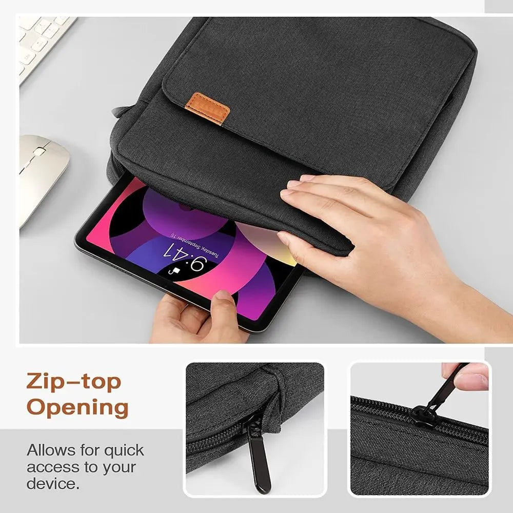 Tablet Sleeve Bag 9–13.3" | Shoulder Strap Carry Case