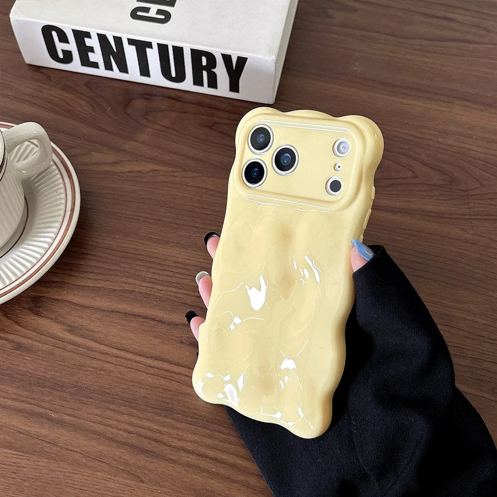 3D Bubble Texture Silicone iPhone Case – Shockproof Cover