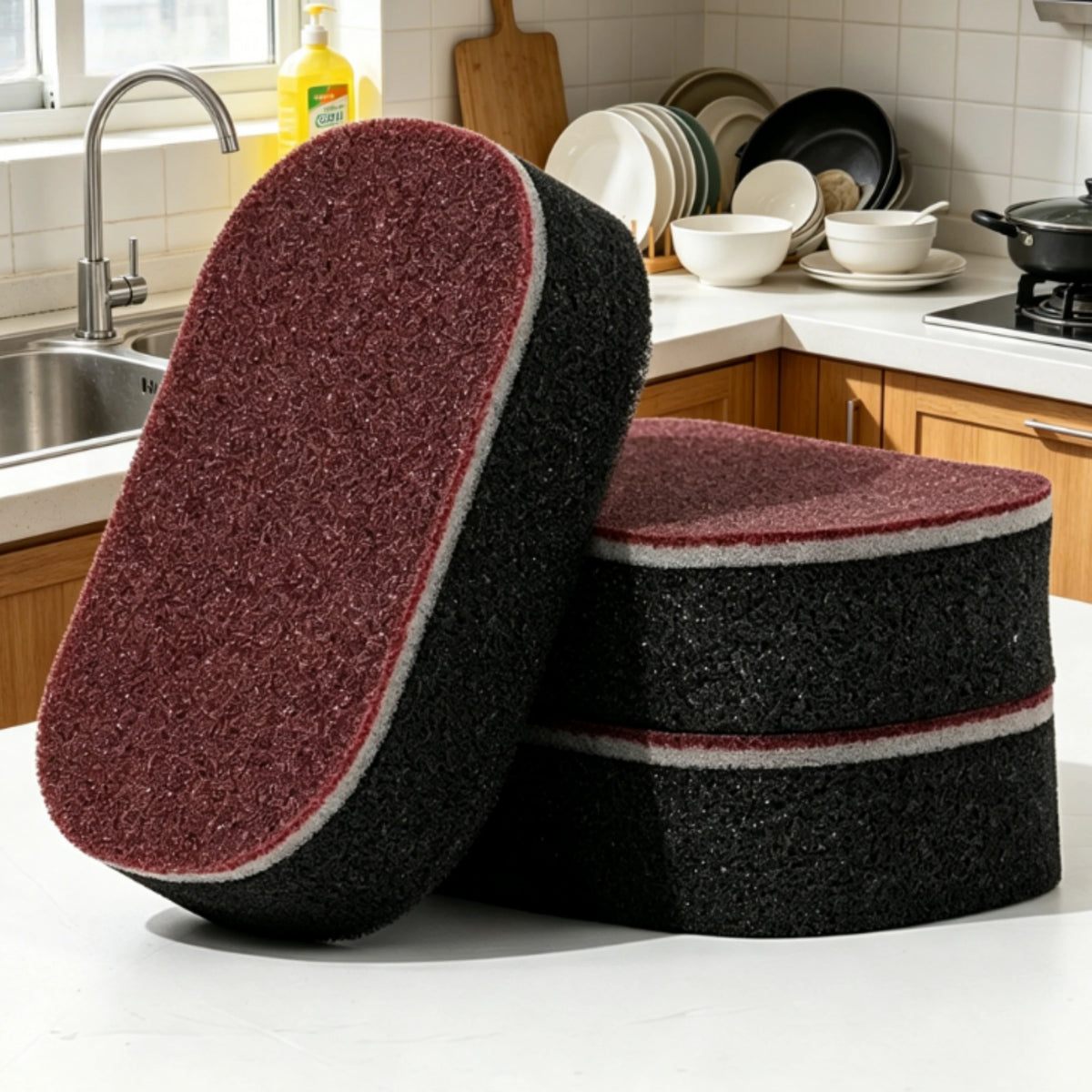 Magic Melamine Sponge – Heavy Duty Kitchen Eraser & Cleaner