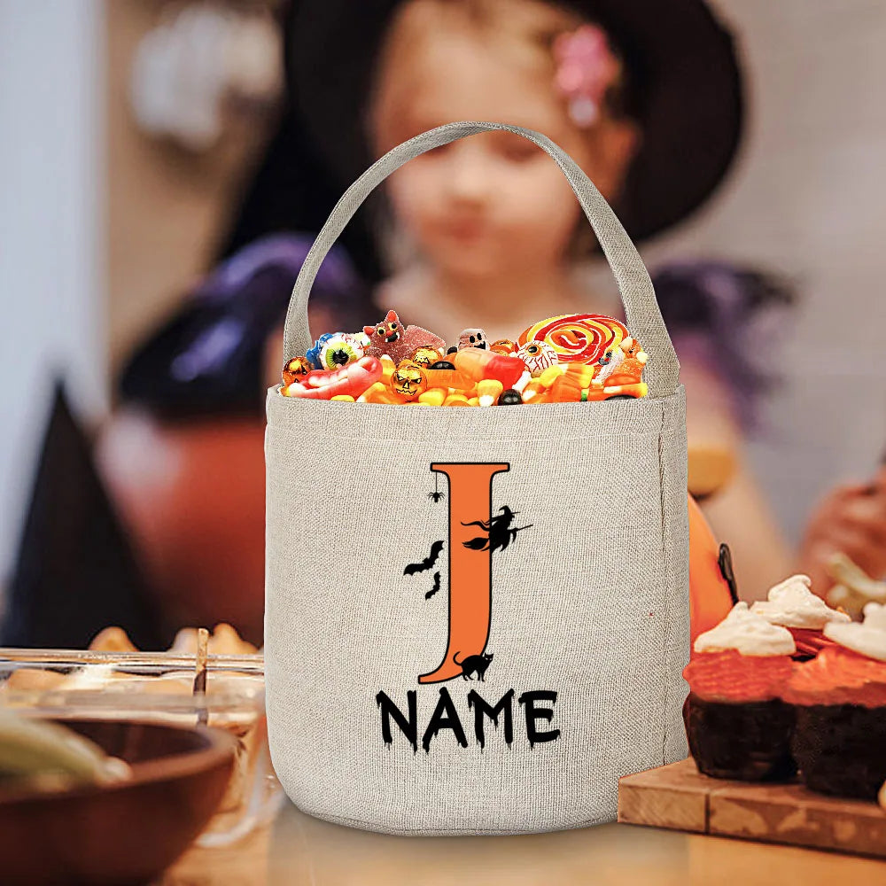 Personalized Halloween Trick or Treat Bag – Kids' Candy Tote
