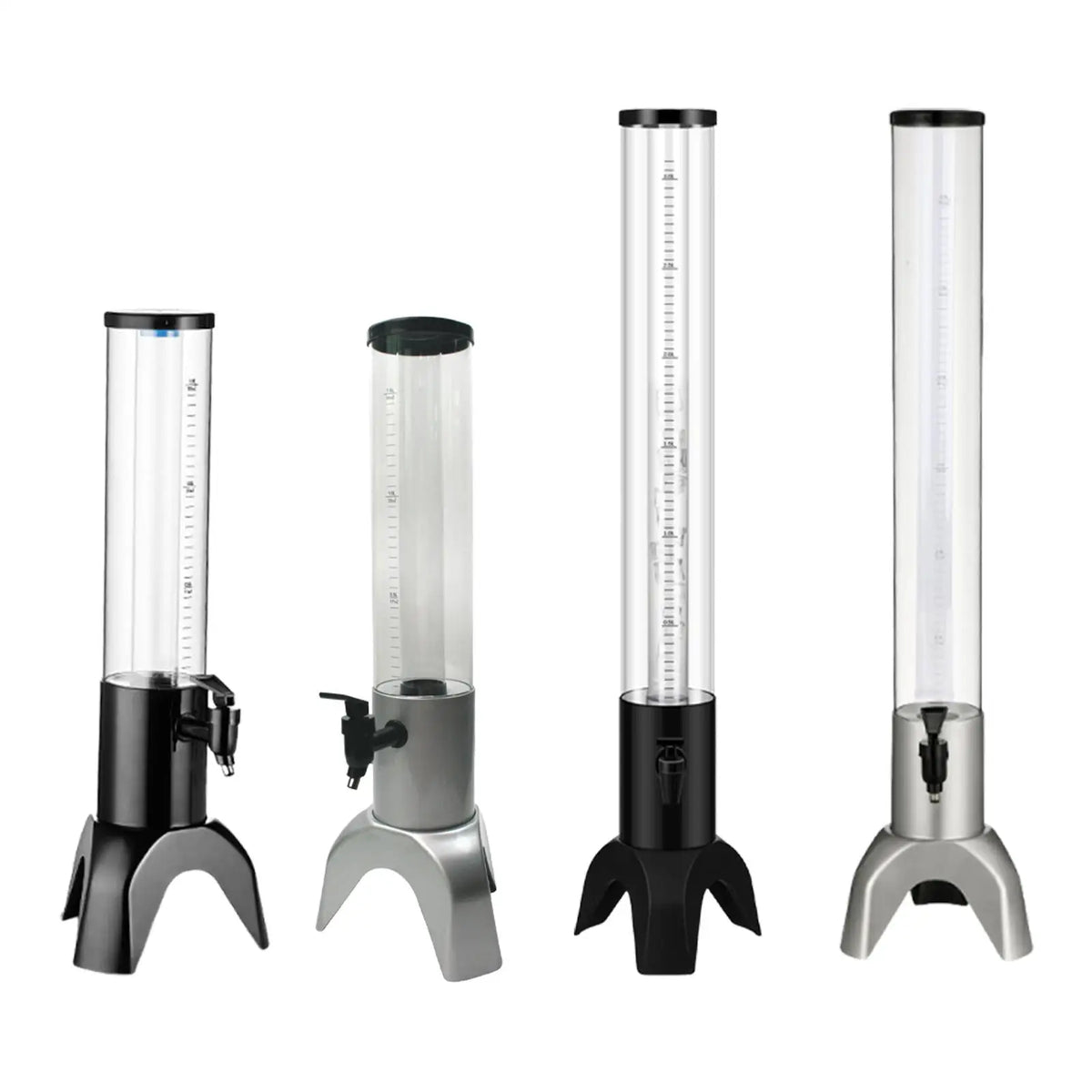 Kesoto Tabletop Drink Dispenser Tower with Scale – 1.5L & 3L