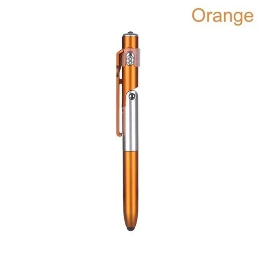 4-in-1 Ballpoint Pen with LED Light, Stylus & Phone Stand
