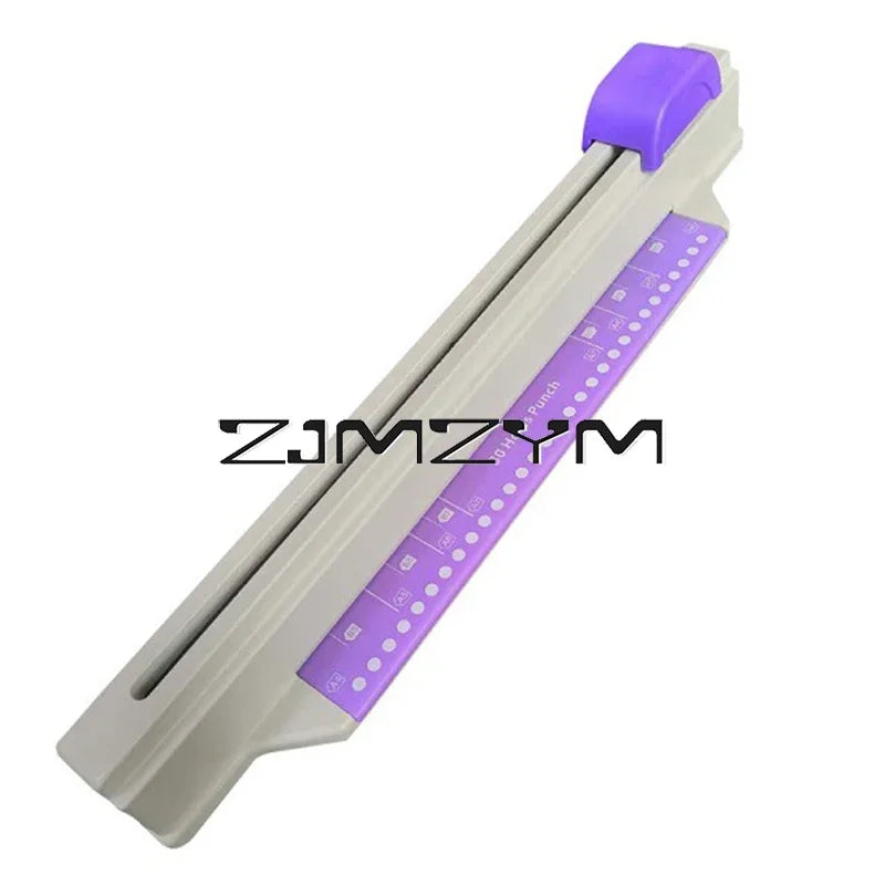 30-Hole Sliding Paper Punch – A4/B5/A5/B6 Binder Hole Puncher