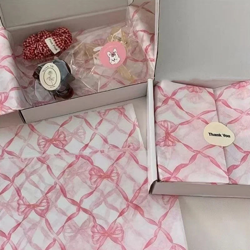 10-Sheet Bowknot Tissue Wrapping Paper – Wedding & DIY Crafts