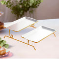 Stainless Steel Multi-Layer Fruit & Snack Display Tray
