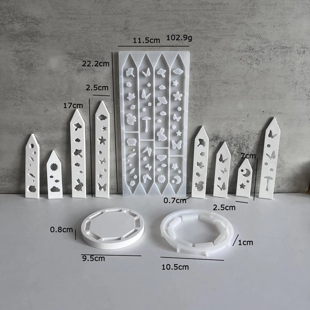 Leaf Butterfly Animal Skeleton Candle Holder Silicone Mould