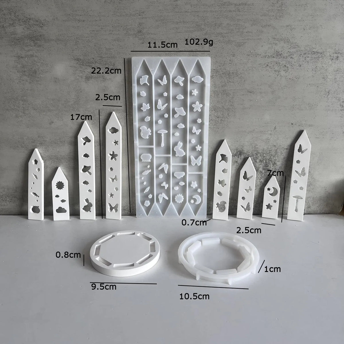Leaf Butterfly Animal Skeleton Candle Holder Silicone Mould