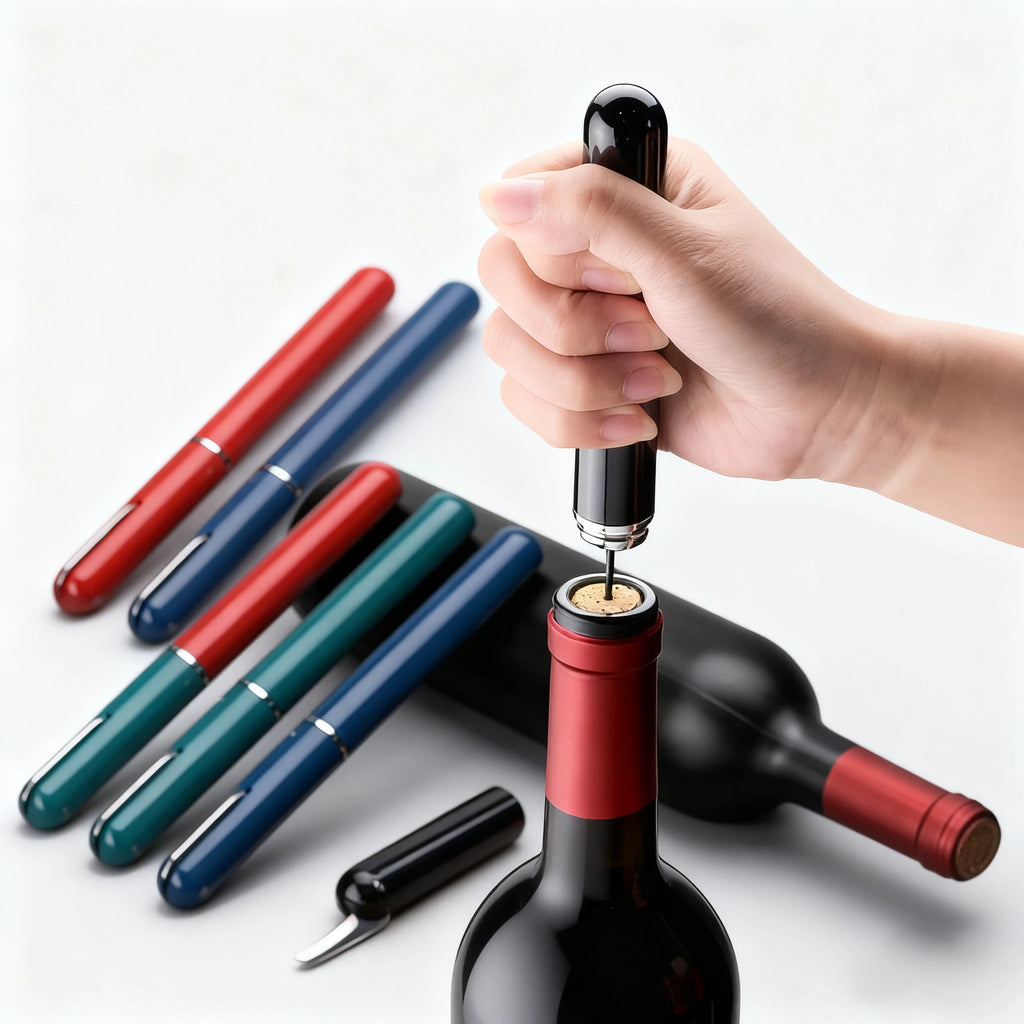 2-in-1 Air Pump Wine Opener & Foil Cutter | Stainless Steel