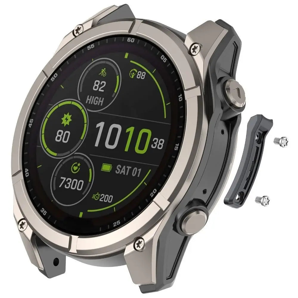 Zinc Alloy Watch Bumper Strip for Garmin Fenix 8 47mm & 51mm