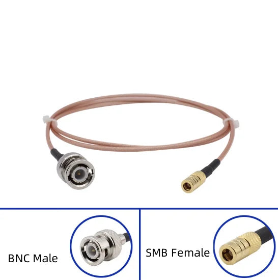 RG316 BNC Male to SMB Female RF Coaxial Jumper Cable 50 Ohm
