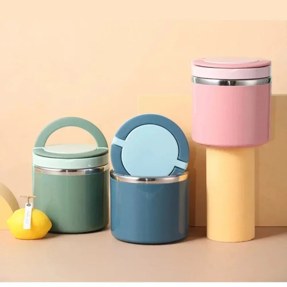 Stainless Steel Insulated Soup Thermos with Handle 630/1000ml