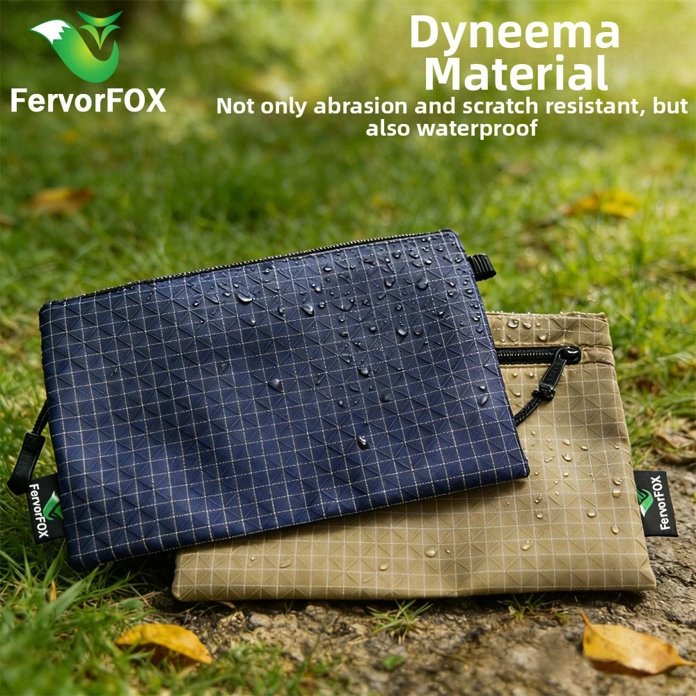 Waterproof Outdoor Storage Bag – Zipper Key Card Wallet Organizer