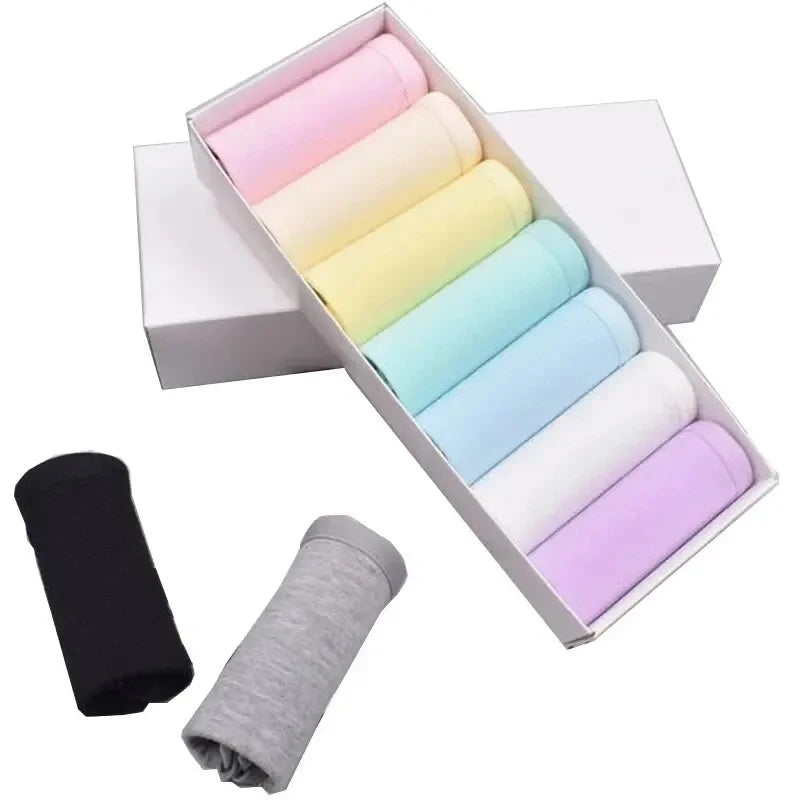 7-Pack Women's Cotton Briefs – Plus Size Breathable Underwear