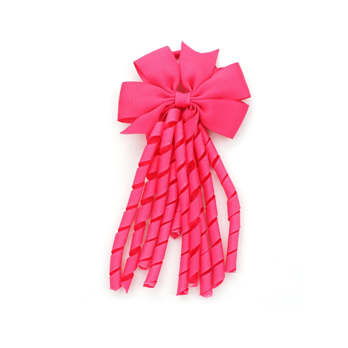 12-Pack Girls' Grosgrain Ribbon Bow Hair Ties | Cheerleading
