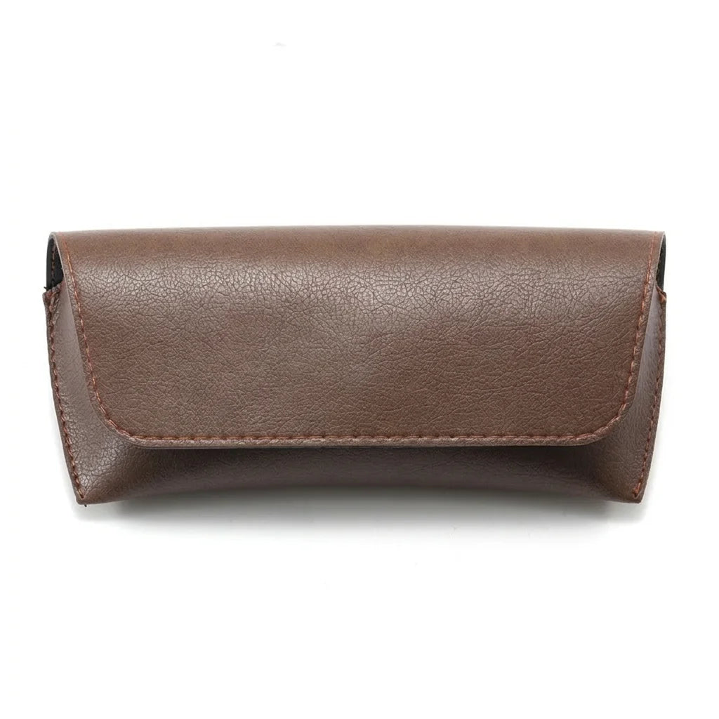 Folding Glasses Case – PVC Leather Eyewear Holder