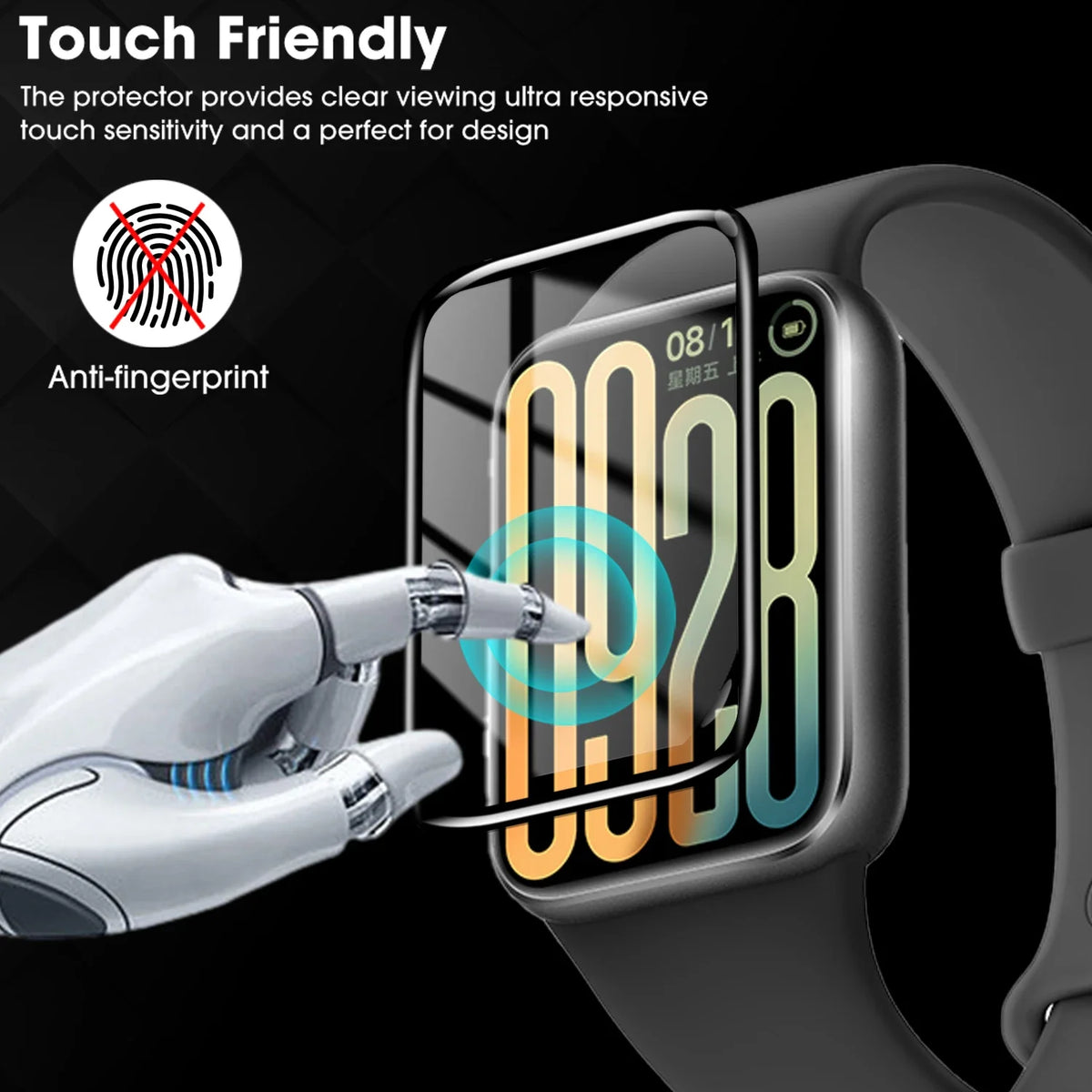 Xiaomi Mi Band 9 Pro Screen Protector – 3D Curved Soft Film