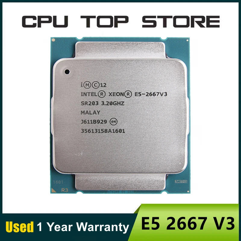 Intel Xeon E5-2667 V3 3.2GHz 8-Core LGA 2011-3 Server CPU