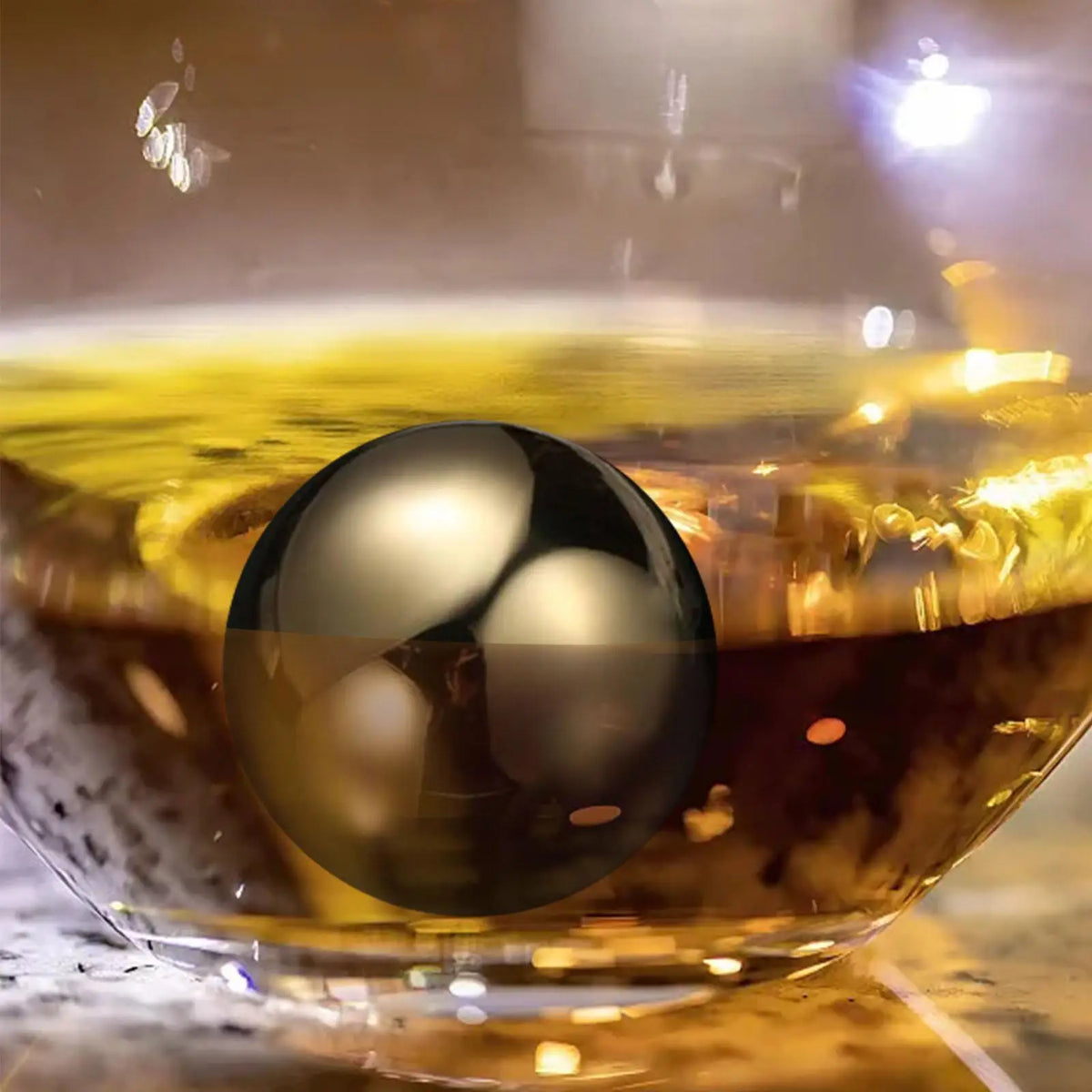 Stainless Steel Spherical Chilling Rocks – No-Dilution Ice Balls
