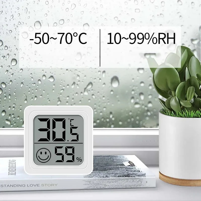 LCD Digital Thermometer & Hygrometer | Indoor Weather Station