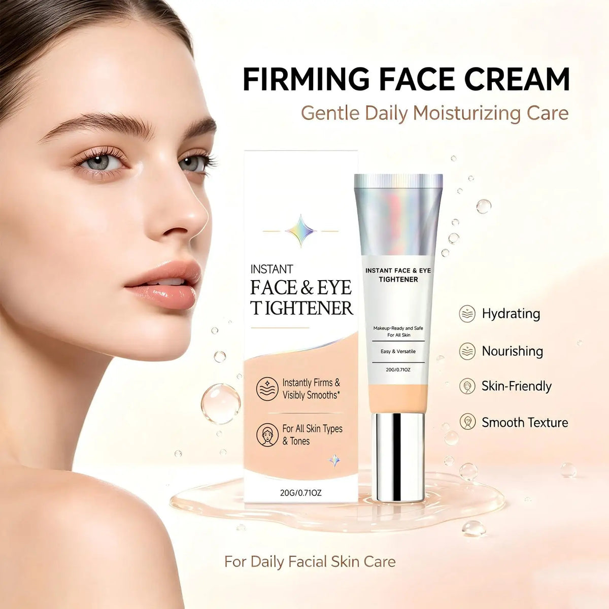 Firming Face Cream – Smoothing, Tightening & Moisturizing