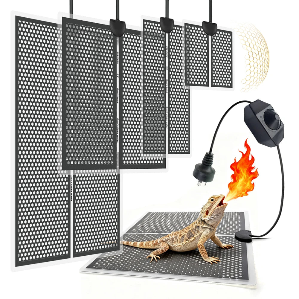 Reptile & Seedling Heating Pad 5–20W | Waterproof Under Tank Mat