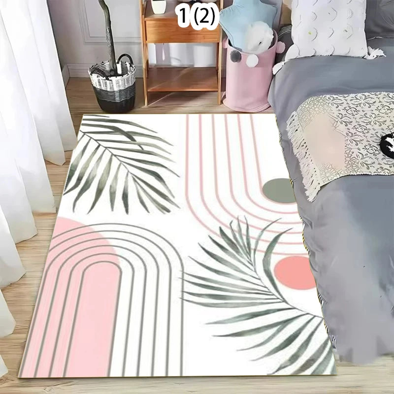 Modern Minimalist Area Rug – Dirt-Resistant Floor Mat
