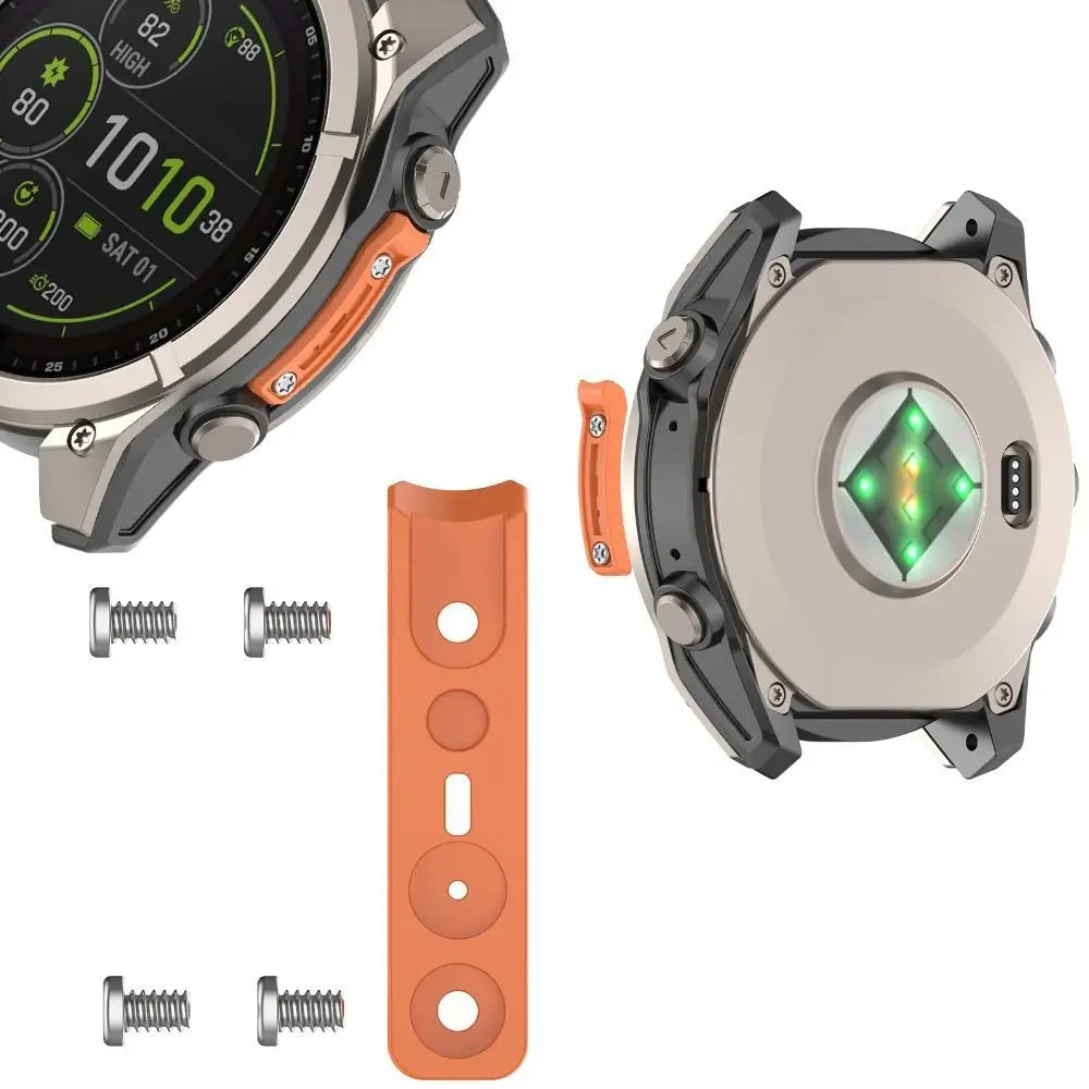 Zinc Alloy Watch Bumper Strip for Garmin Fenix 8 47mm & 51mm