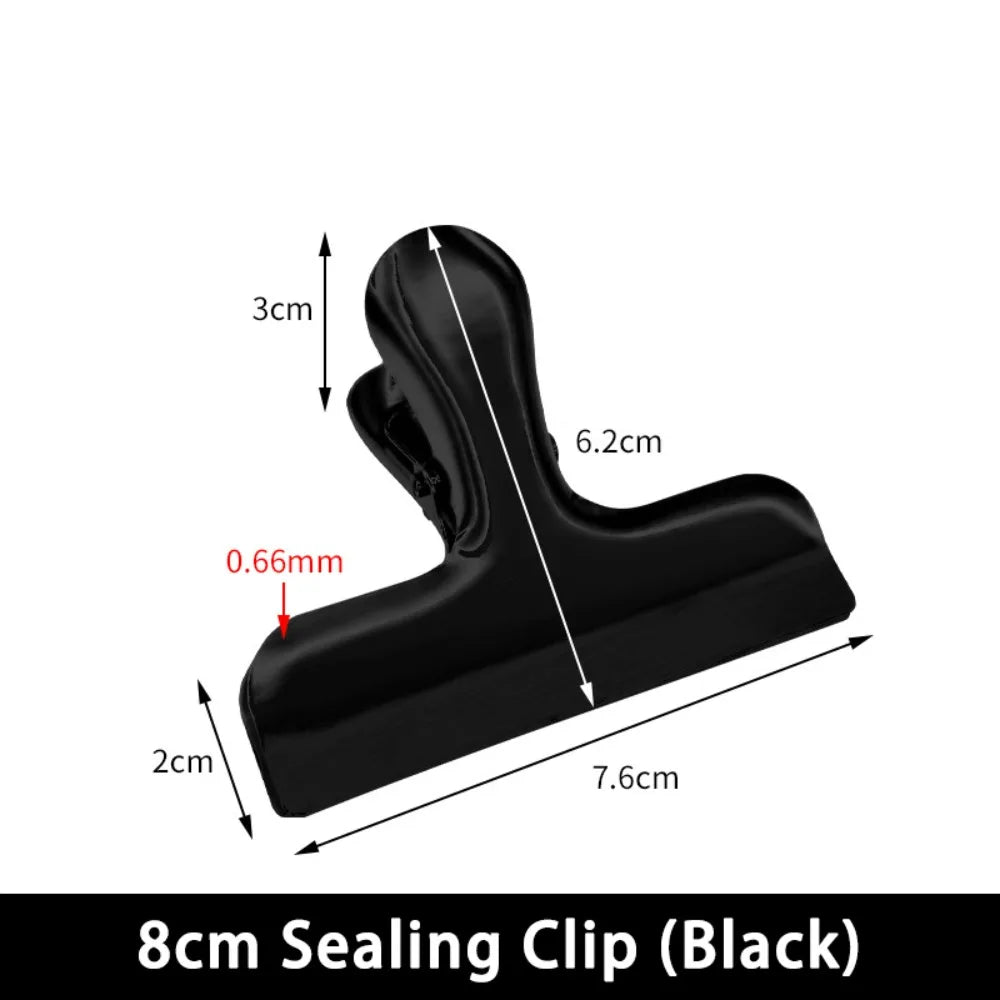 Stainless Steel Metal Binder Clips – Multi-Size Round/Flat/Mountain