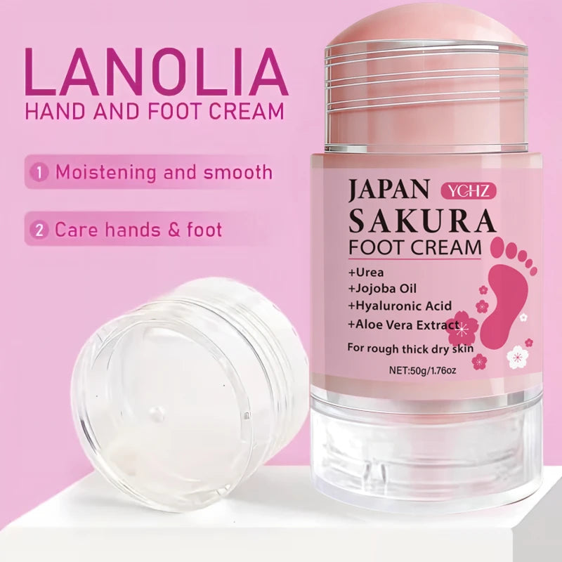 YCHZ Sakura Collagen Foot & Hand Moisturizing Cream 50g